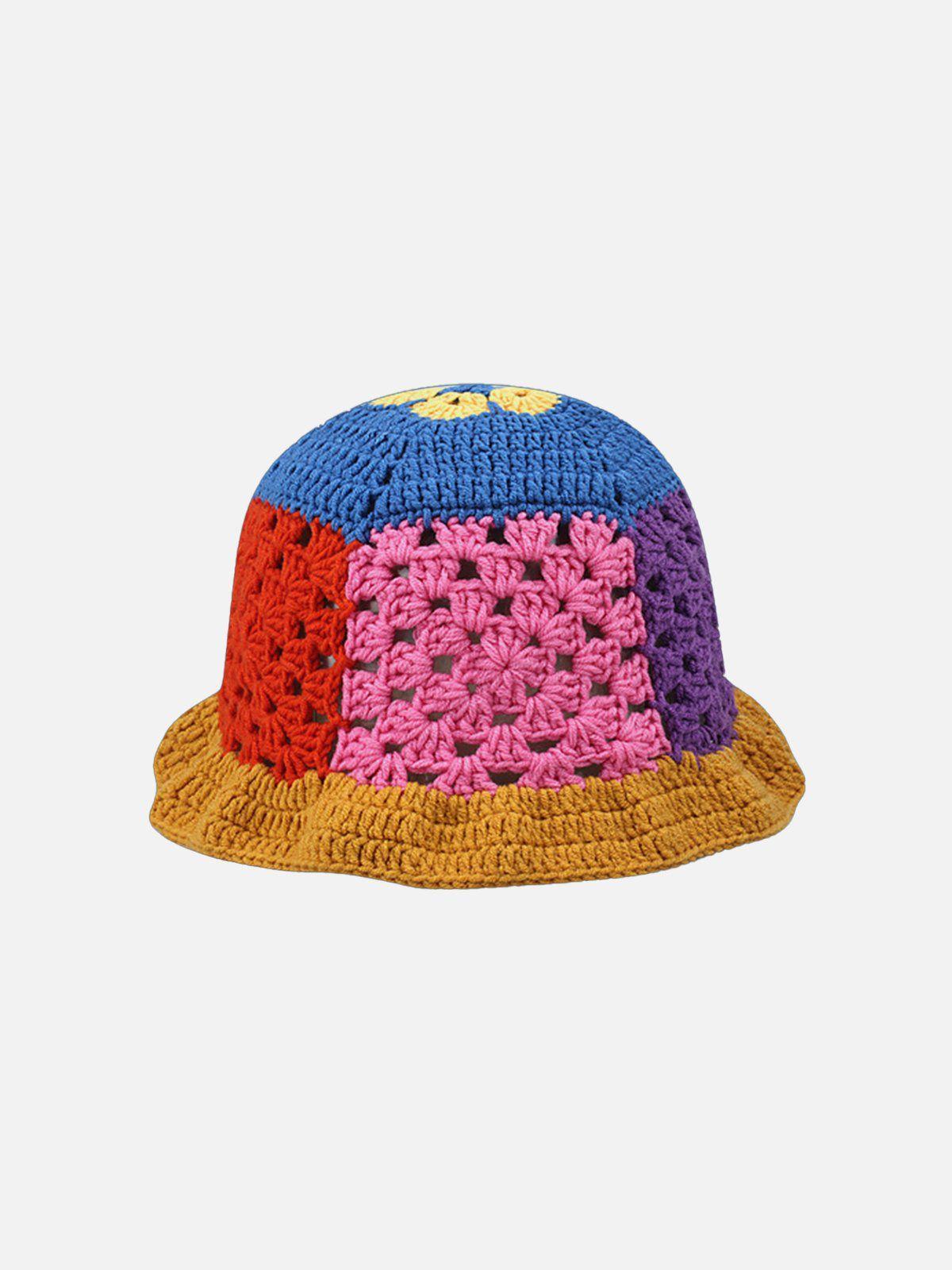 Handmade Crochet Open Knit Bucket Hat Product Image