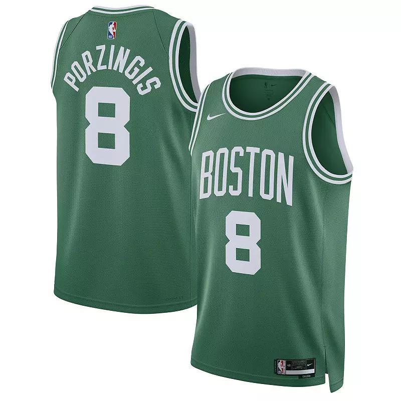 Unisex Nike Kristaps Porzingis Kelly Boston Celtics Swingman Jersey - Icon Edition, Adult Unisex Product Image