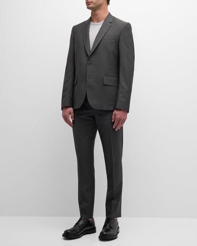 Mens Wool-Mohair Two-Button Suit Product Image