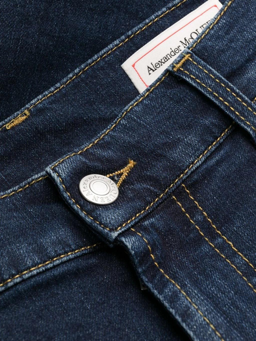 Jeans With Logo On The Back In Black Product Image