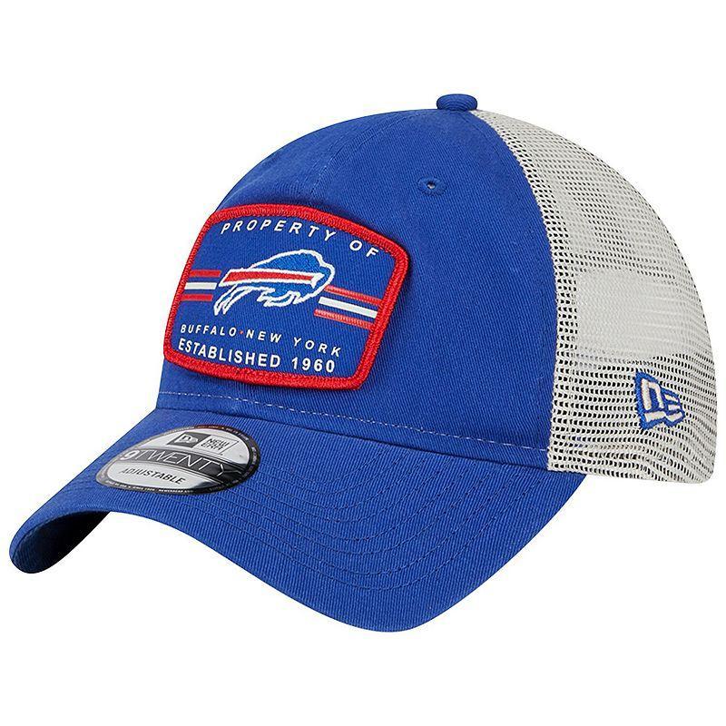 Mens New Era Royal Buffalo Bills Property Trucker 9TWENTY Snapback Hat Product Image