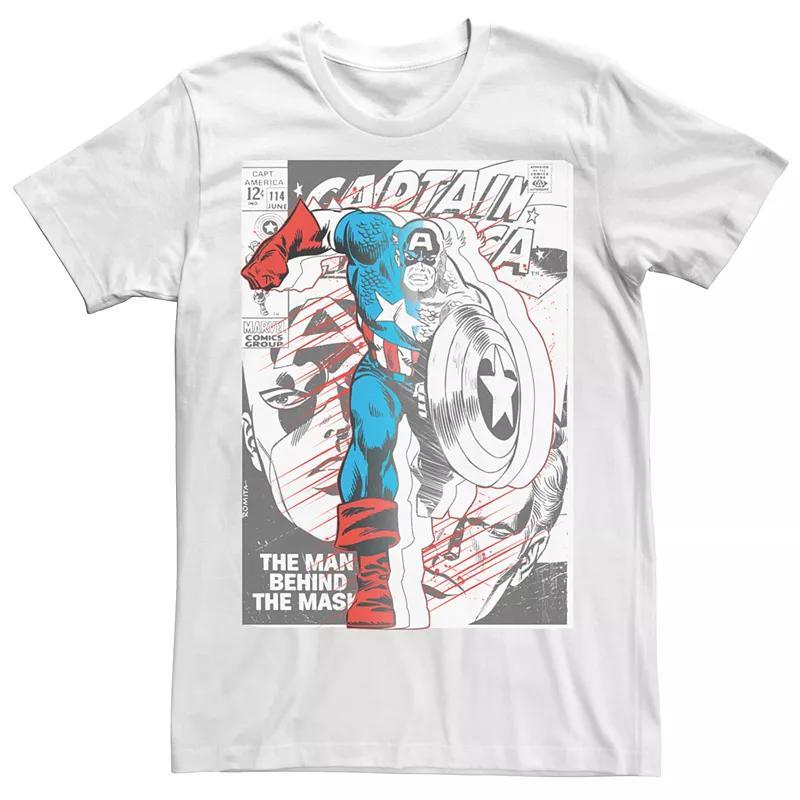 Mens Captain America Retro Tee Product Image