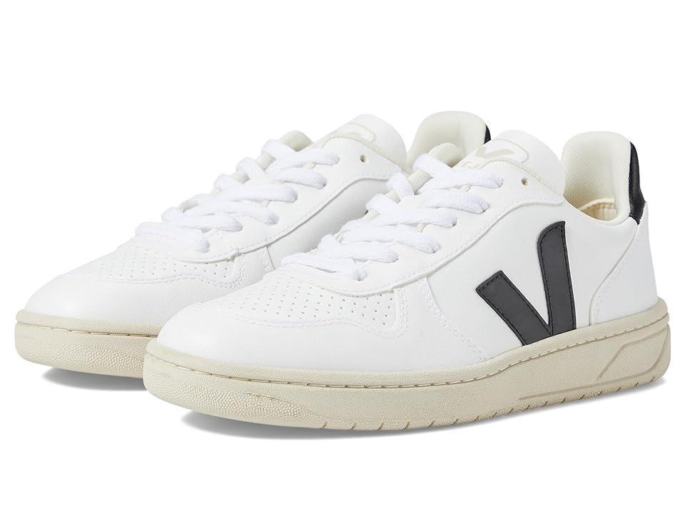 V-10 Bicolor Leather Low-Top Sneakers Product Image