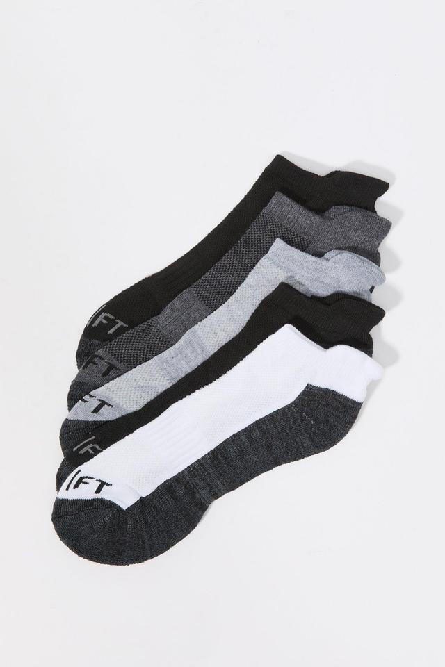 Athletic Marble Bottom Ankle Socks (5 Pack) Male Product Image