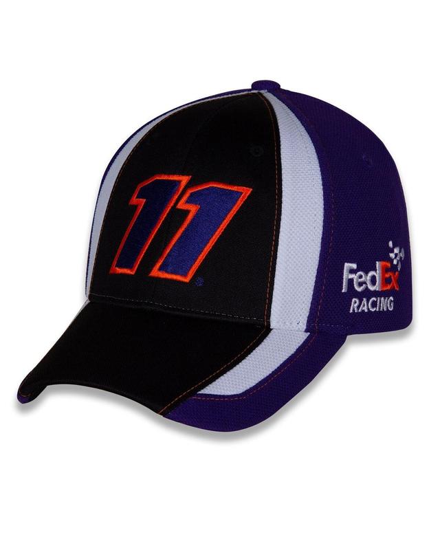 Mens Joe Gibbs Racing Team Collection Black Denny Hamlin Restart Adjustable Hat - Black Product Image