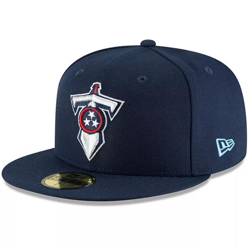 Mens New Era Navy Tennessee Titans Omaha 59FIFTY Hat TTN Blue Product Image