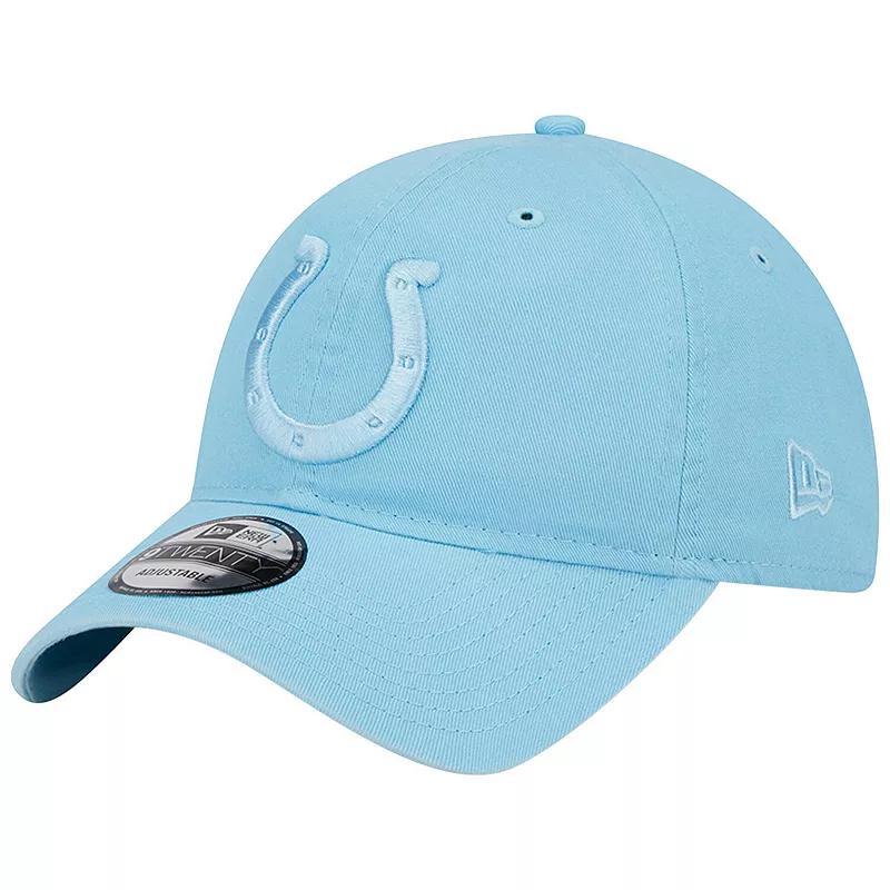 Mens New Era Light Blue Indianapolis Colts Core Classic 2.0 Brights 9TWENTY Adjustable Hat Product Image