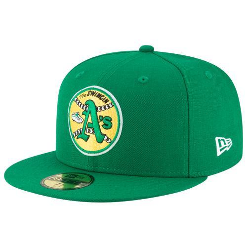 Mens New Era Oakland Athletics Cooperstown Collection Wool 59FIFTY Fitted Hat Product Image