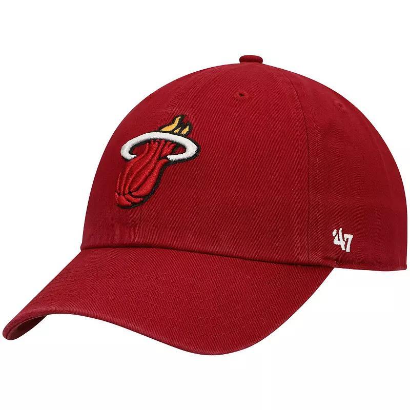 Mens 47 Miami Heat Team Clean Up Adjustable Hat Product Image