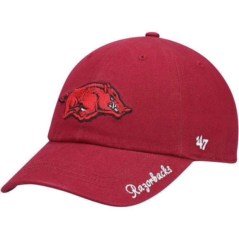 Womens 47 Cardinal Arkansas Razorbacks Miata Clean Up Logo Adjustable Hat Product Image