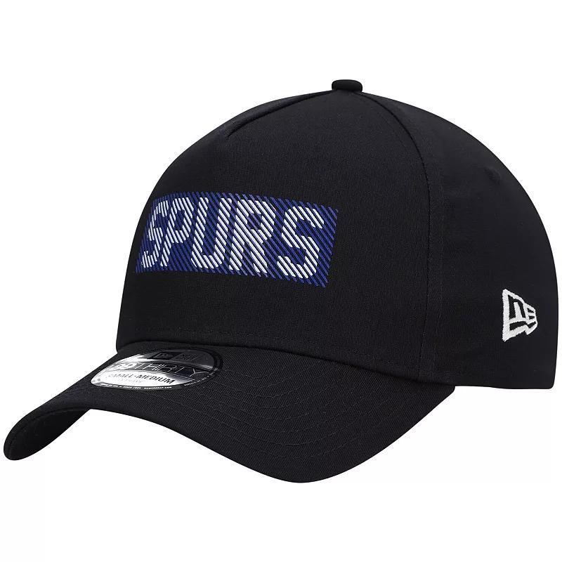 Mens New Era Black Tottenham Hotspur HD Logo A-Frame 39THIRTY Flex Hat Product Image