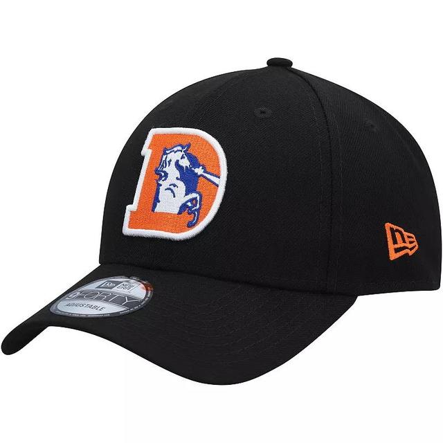 Mens New Era Denver Broncos Throwback The League 9FORTY Adjustable Hat Product Image