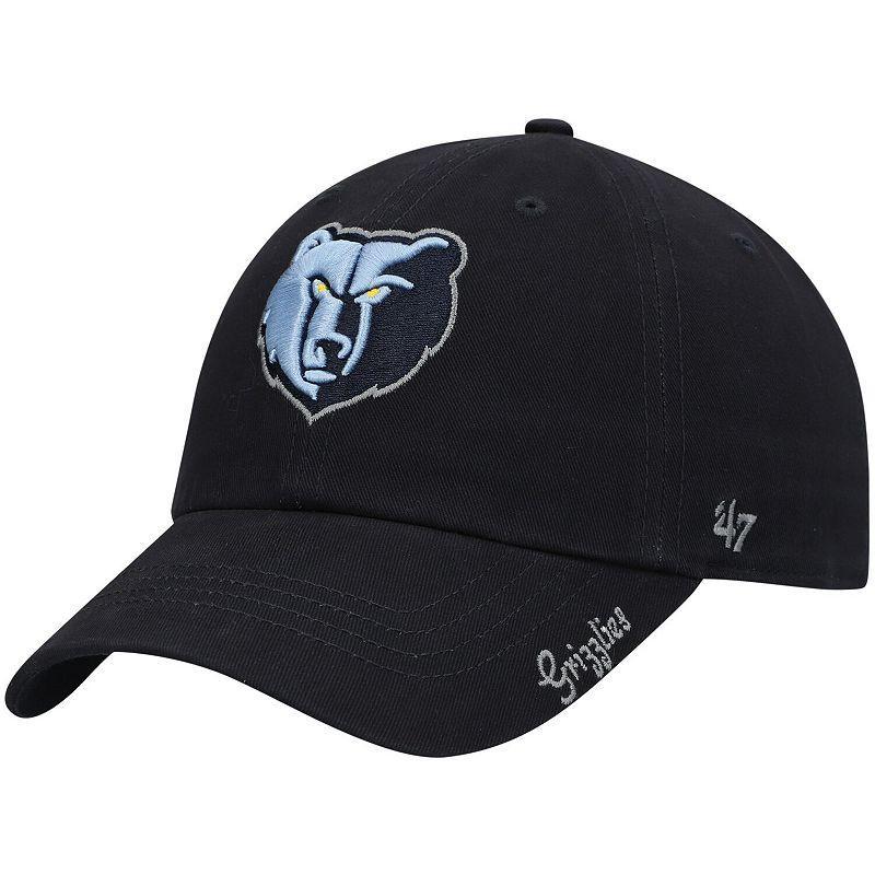 Womens 47 Navy Memphis Grizzlies Miata Clean Up Logo Adjustable Hat, Grz Blue Product Image