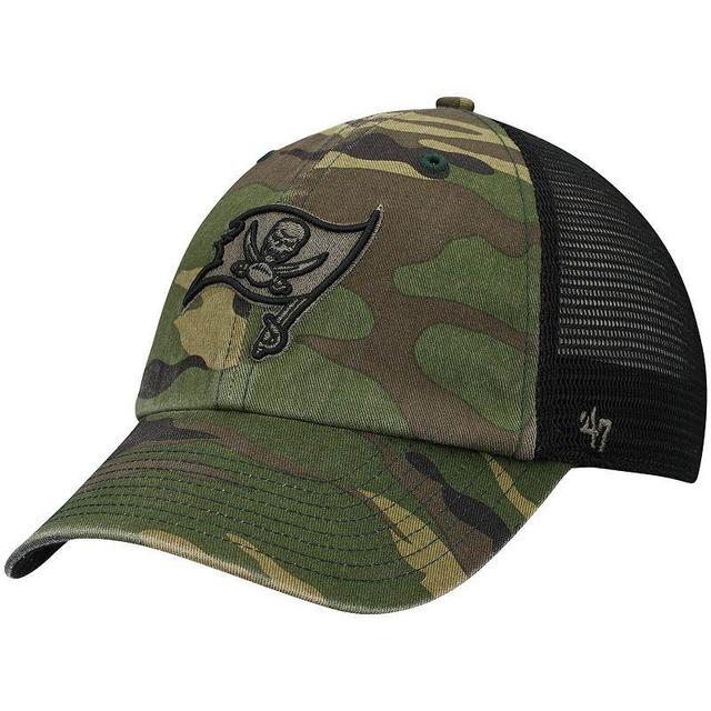 Mens 47 Camo Tampa Bay Buccaneers Branson Clean Up Trucker Hat Product Image