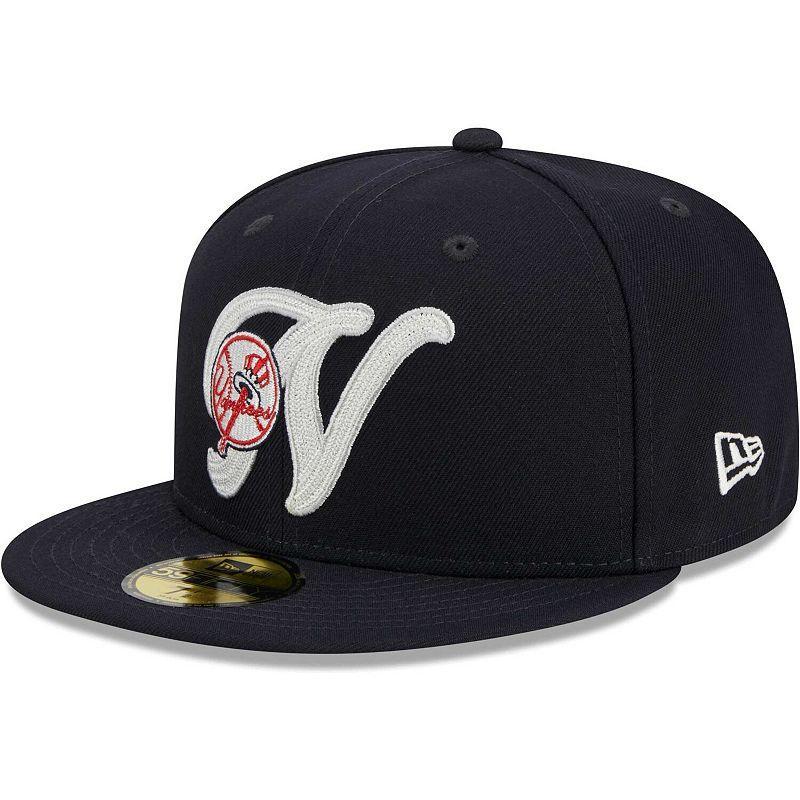 Mens New Era New York Yankees Duo Logo 59FIFTY Fitted Hat Blue Product Image