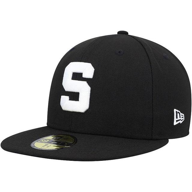 Mens New Era Michigan State Spartans & White 59FIFTY Fitted Hat Product Image