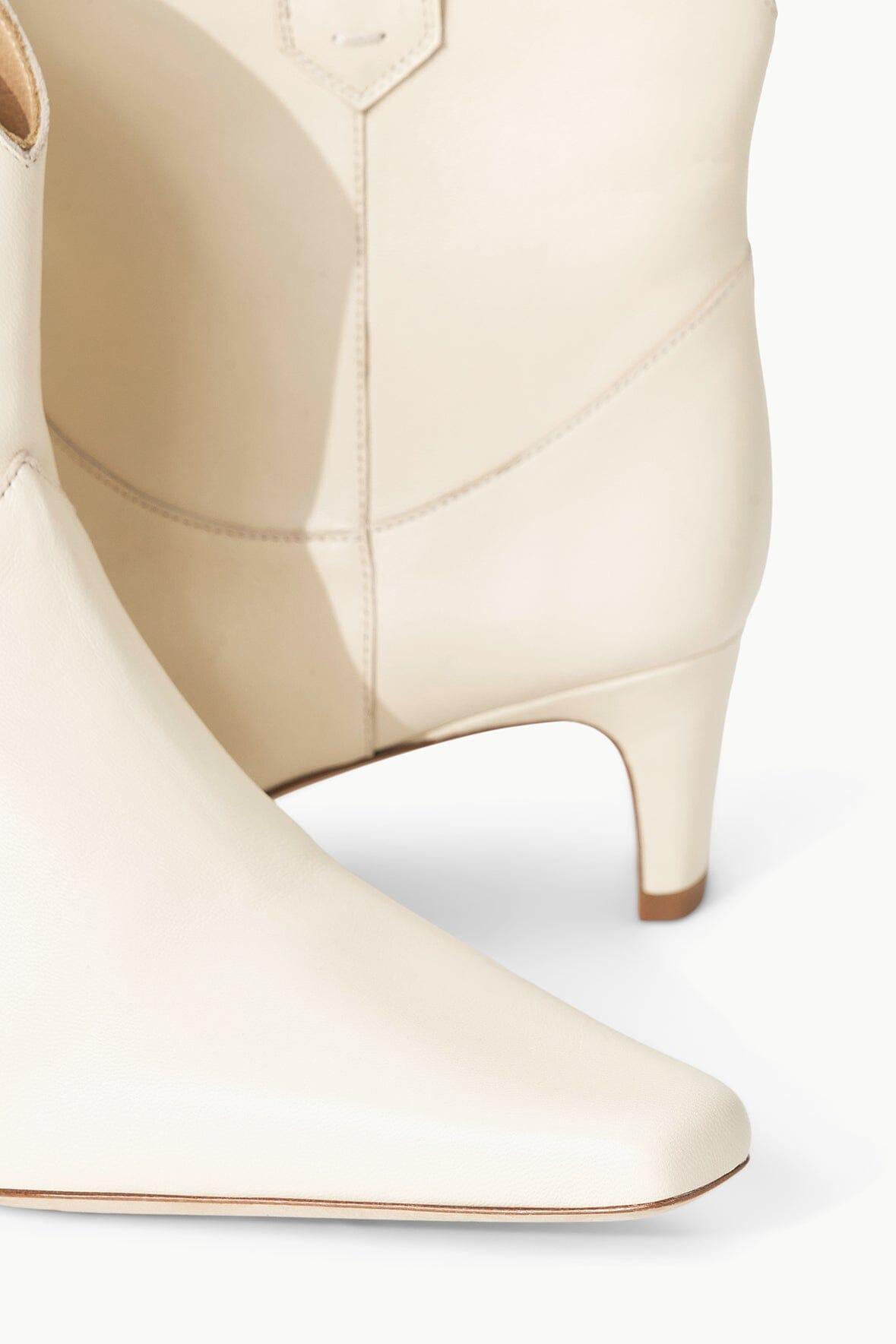 WESTERN WALLY ANKLE BOOT | CREAM Product Image