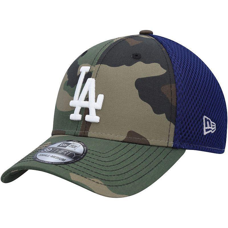 Men's New Era Camo Los Angeles Dodgers Team Neo 39THIRTY Flex Hat Product Image