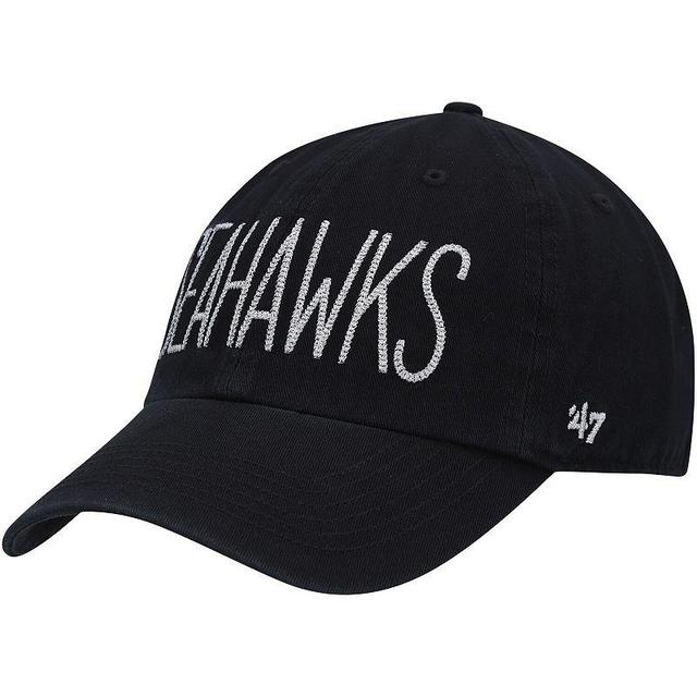 Womens 47 Seattle Seahawks Shimmer Text Clean Up Adjustable Hat Product Image