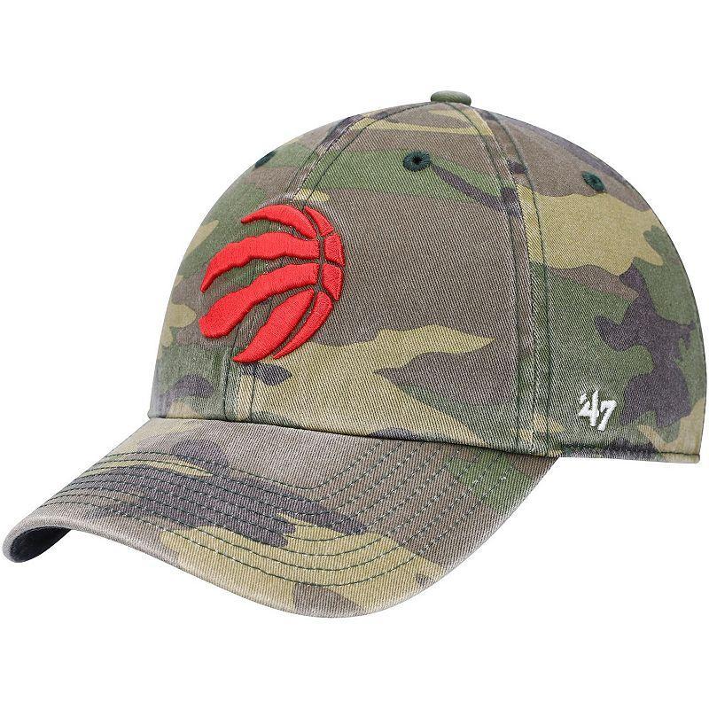 Mens 47 Camo Toronto Raptors Clean Up Adjustable Hat Product Image