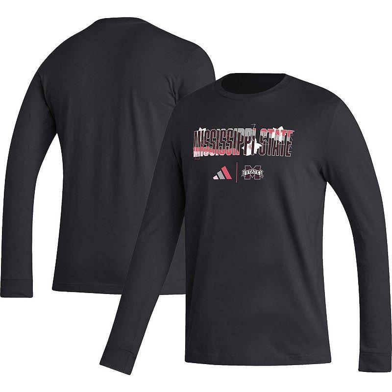 Mens adidas Black Mississippi State Bulldogs Honoring Black Excellence Long Sleeve T-Shirt Product Image