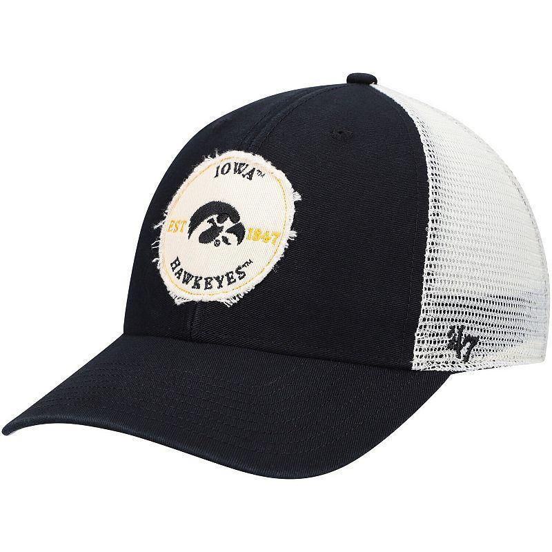 Mens 47 Black Iowa Hawkeyes Howell Mvp Trucker Snapback Hat Product Image