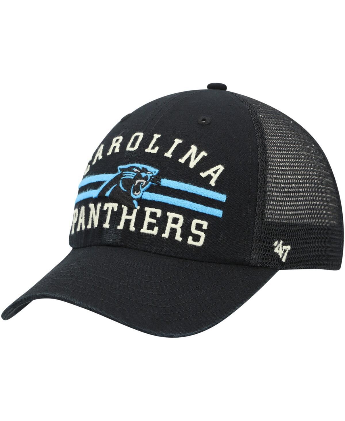 Mens 47 Carolina Panthers Highpoint Trucker Clean Up Snapback Hat Product Image