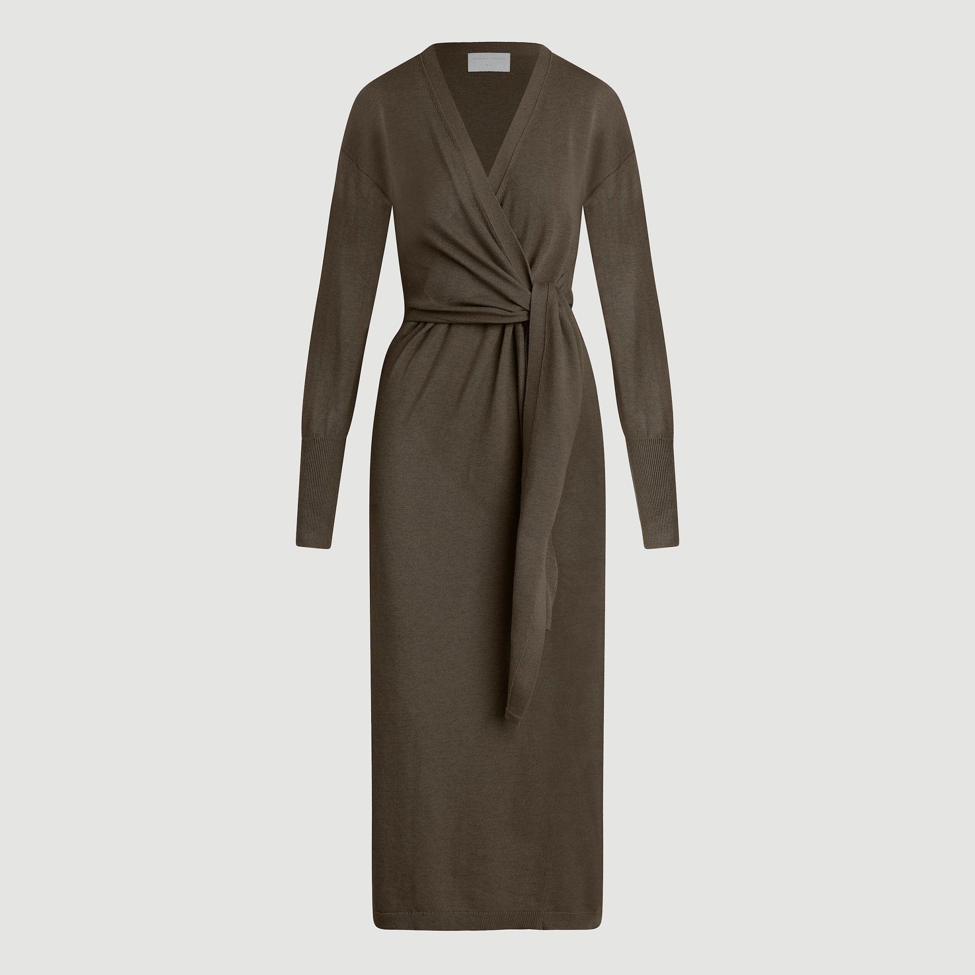 Linden Front-Wrap Sweater Dress (Petite) Product Image