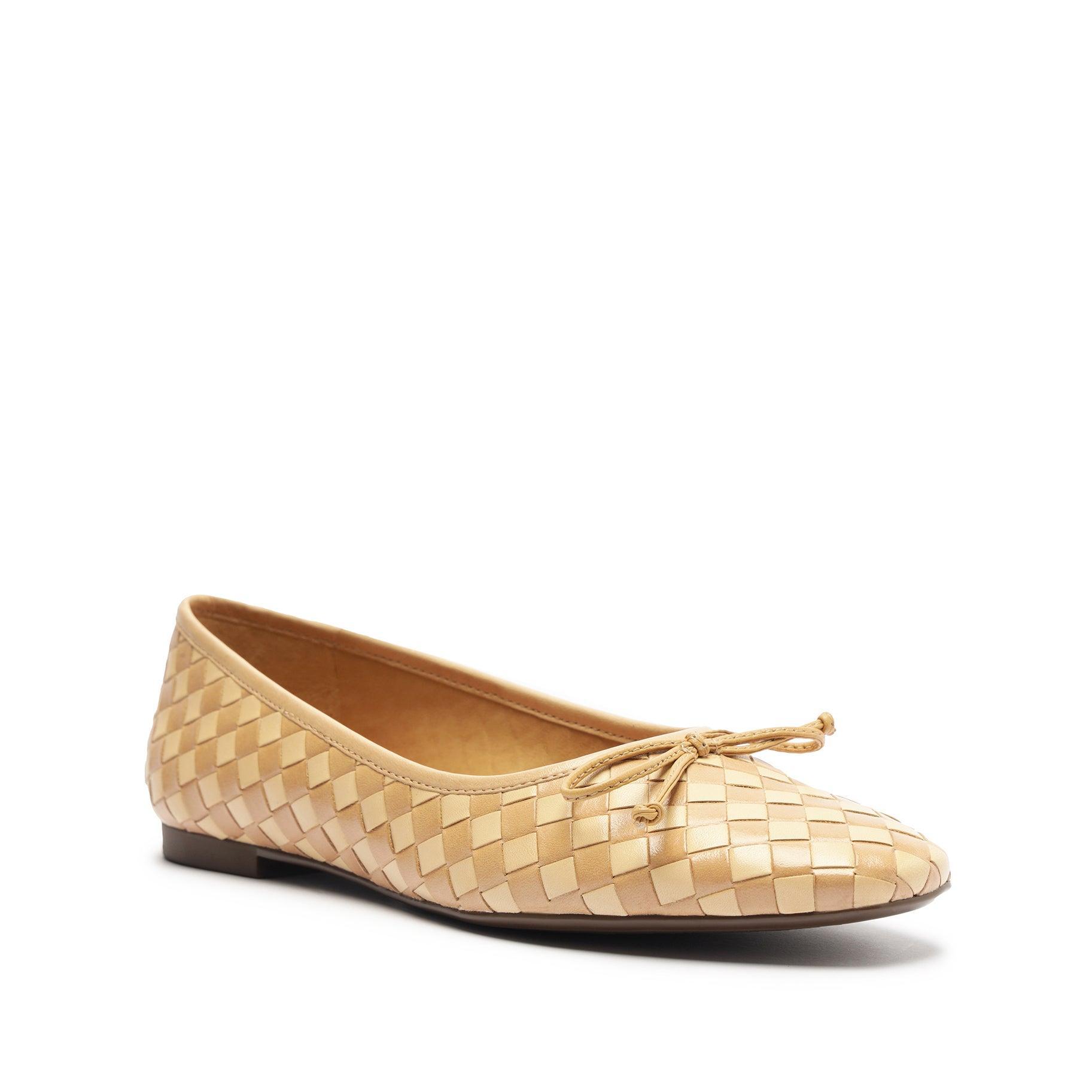 Arissa Woven Leather Flat Female product image