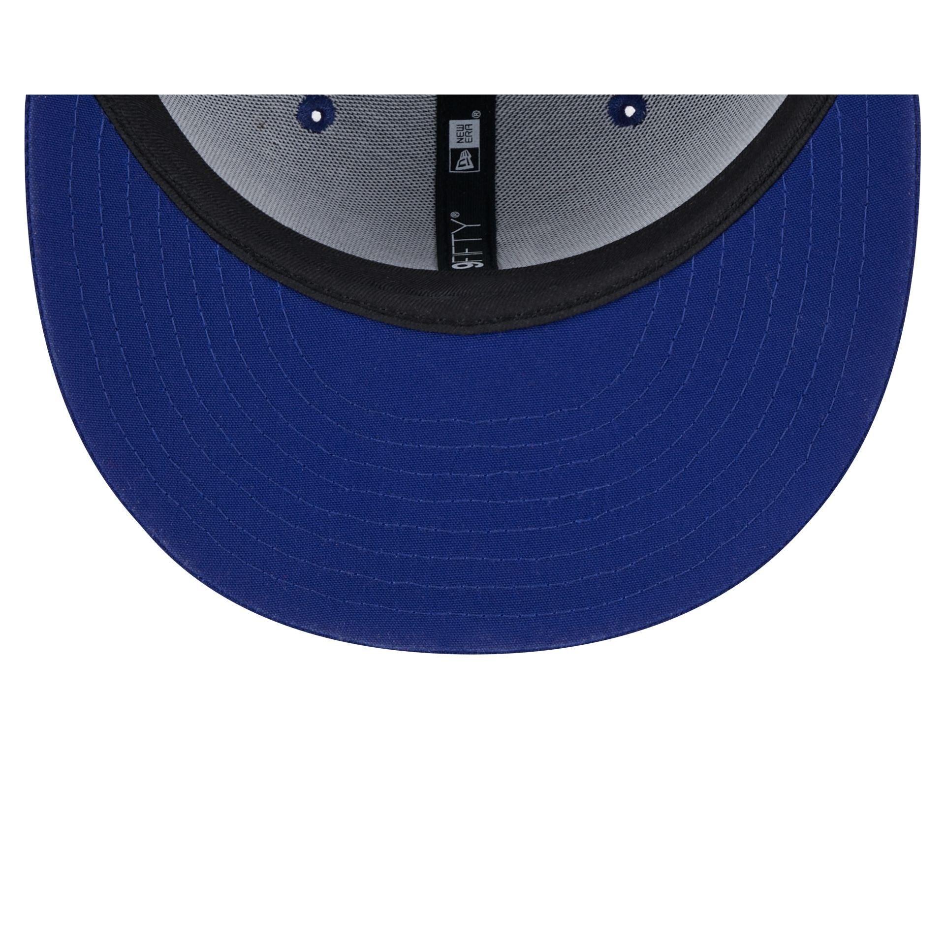 Alpha Industries x Los Angeles Dodgers Blue 9FIFTY Snapback Hat Male Product Image