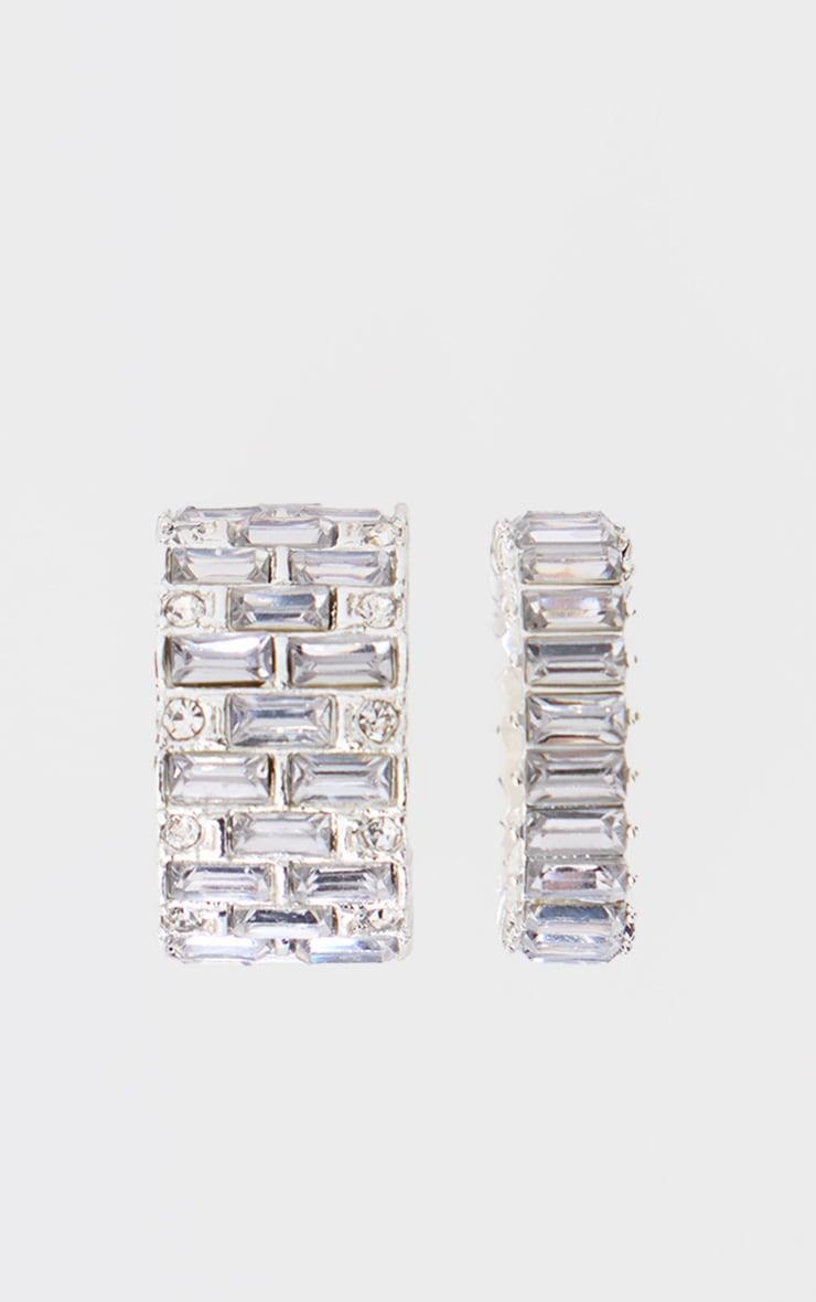 Silver Jewel Diamante Multi-pack Rings Product Image