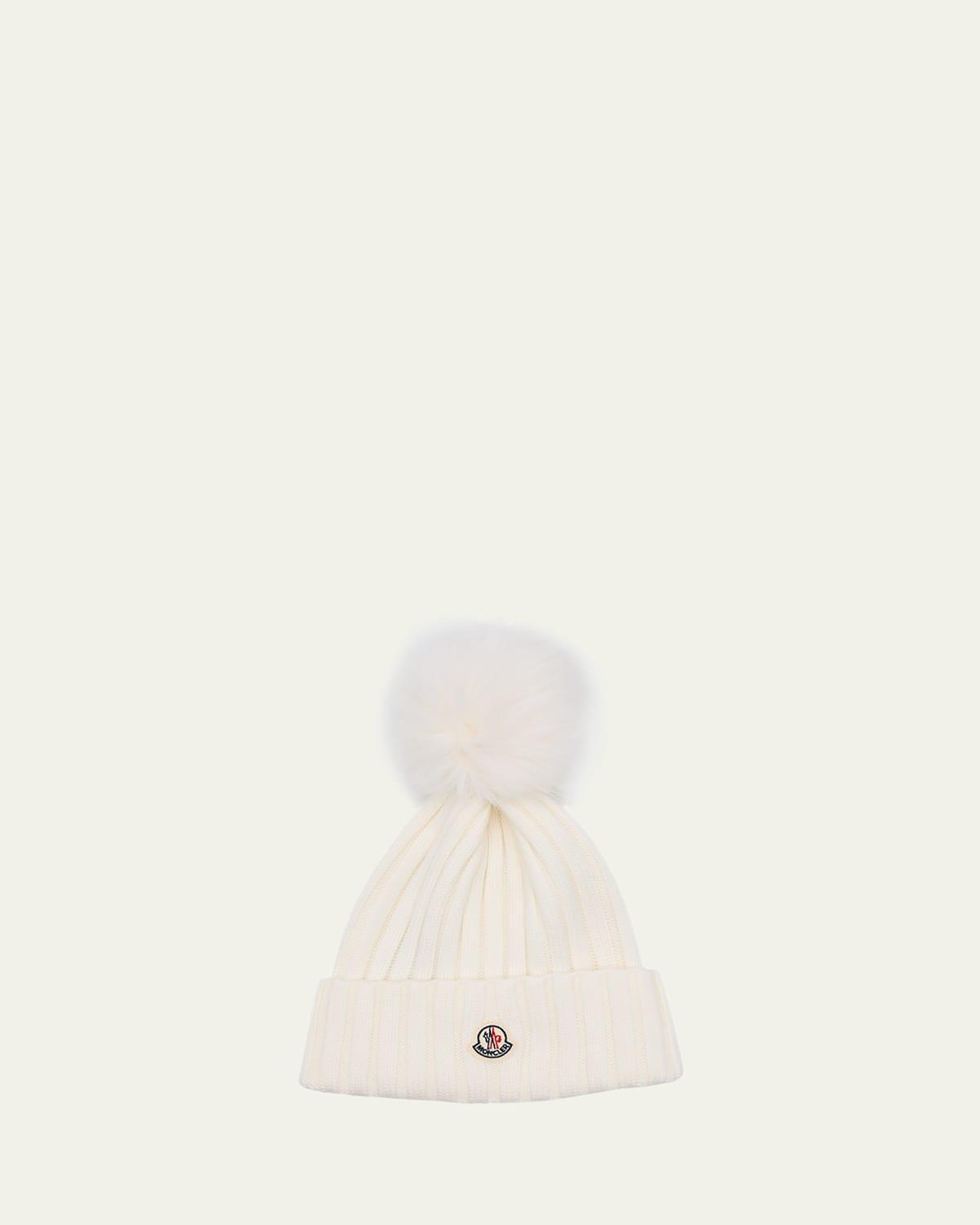 Moncler Wool Ribbed Pom-Pom Hat Product Image