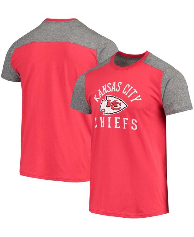 Mens Red Kansas City Chiefs Field Goal Slub T-shirt - Red Product Image