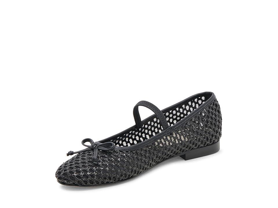 Dolce Vita Carin Raffia (Onyx Raffia) Women's Flat Shoes Product Image