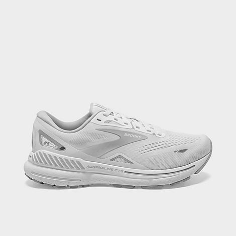 Brooks Womens Brooks Adrenaline GTS 23 - Womens Shoes White/Oyster Product Image