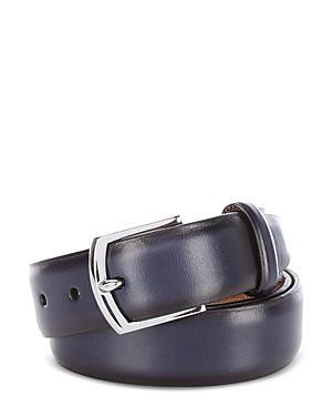 Cole Haan Lewis Burnished Leather Belt Product Image