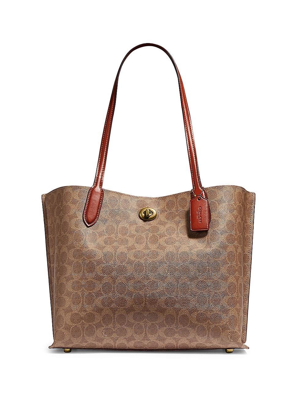 Womens Willow Signature Coated Canvas Tote Product Image