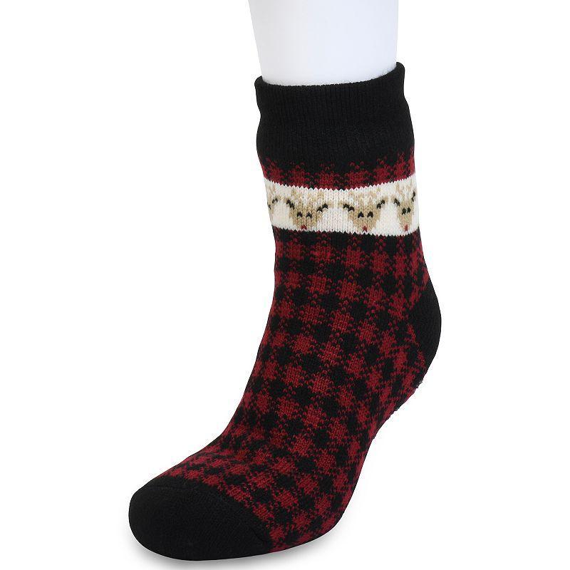 Womens GaaHuu Jacquard Knit Cuffed Cabin Socks Product Image