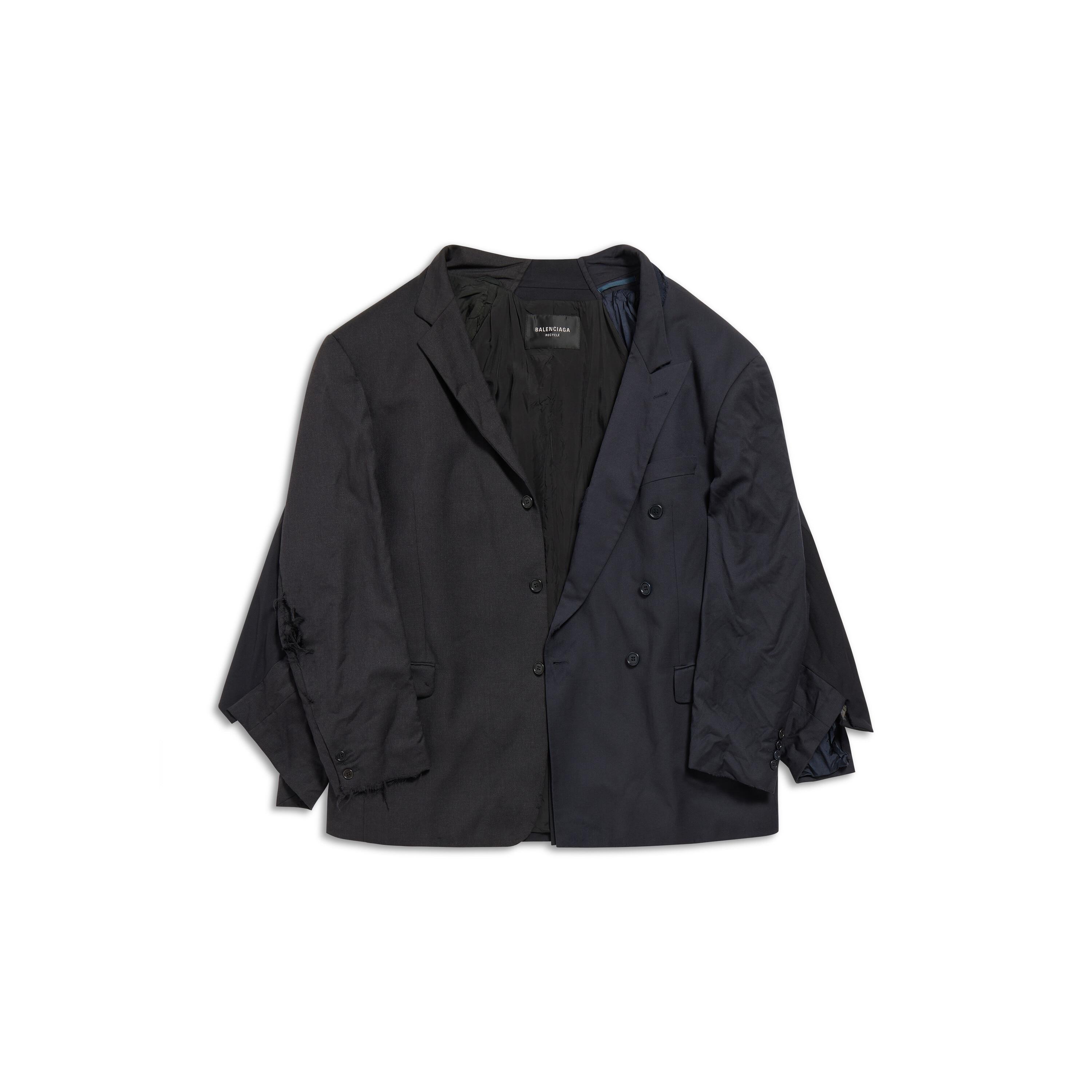 Double Sleeve Tailored Jacket in Anthracite Product Image