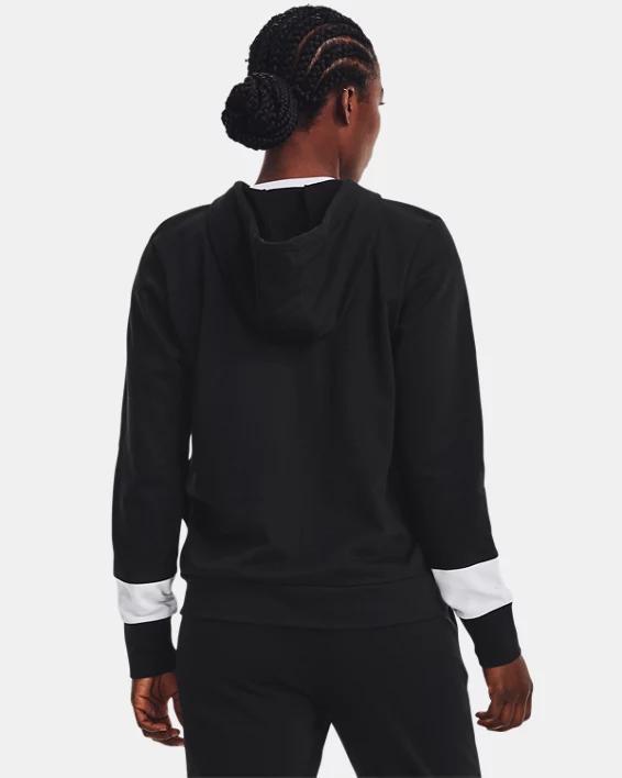 Women's UA Rival Terry Colorblock Full-Zip Hoodie Product Image
