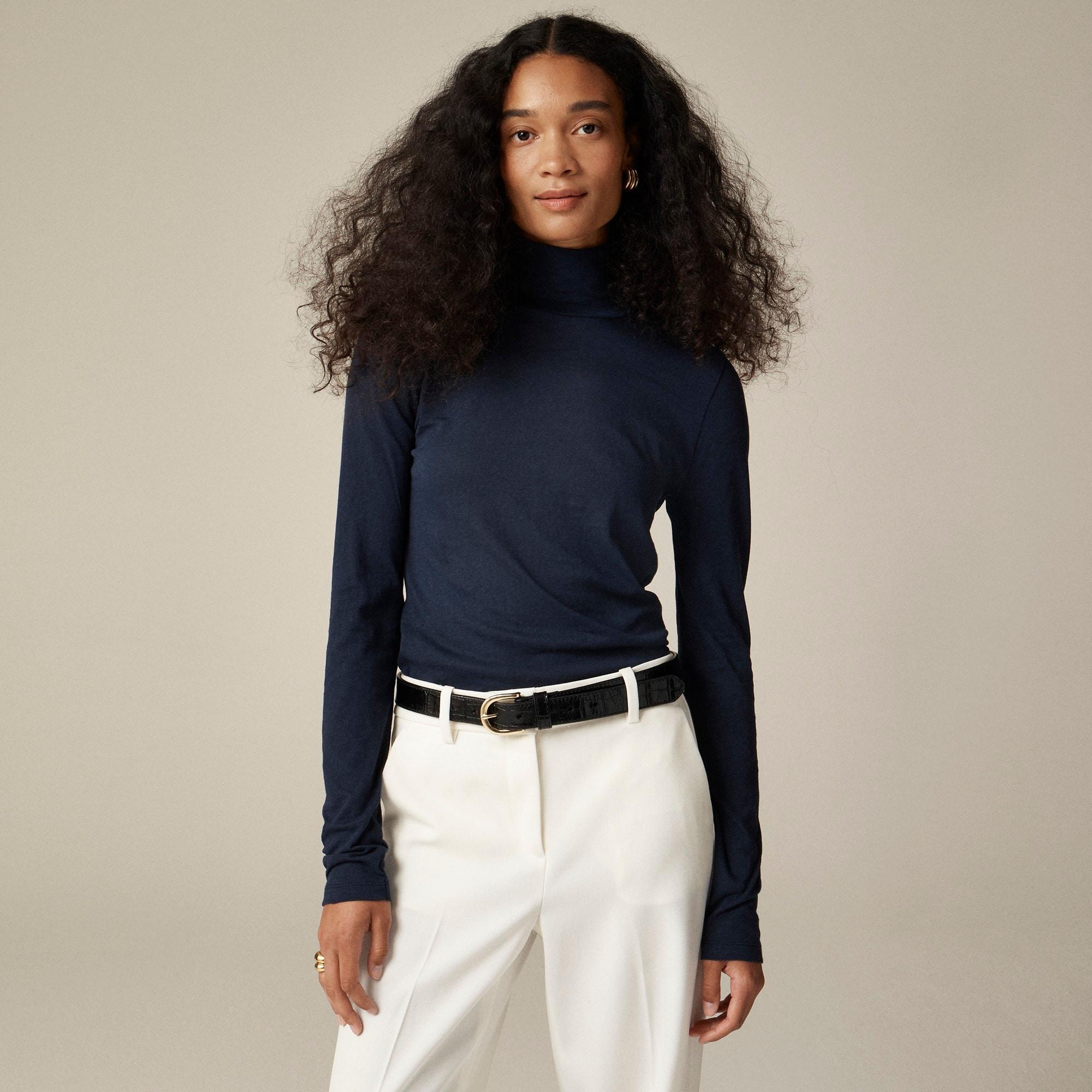 Tissue crepe turtleneck product image