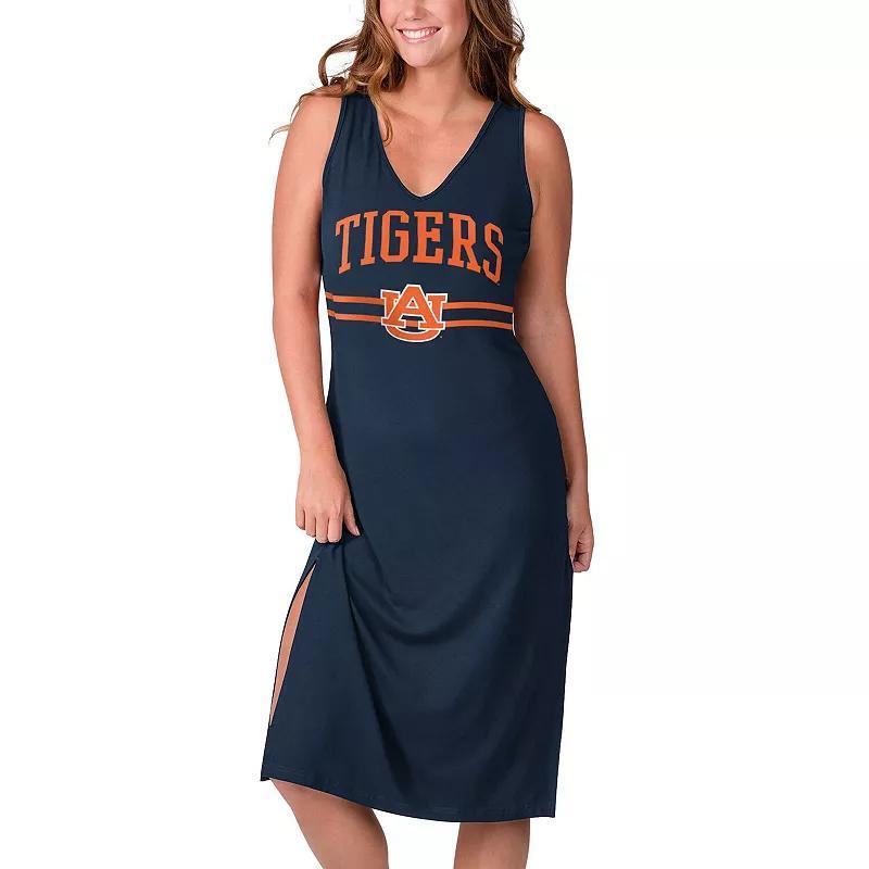 Womens G-III 4Her by Carl Banks Auburn Tigers Training V-Neck Maxi Dress Blue Product Image