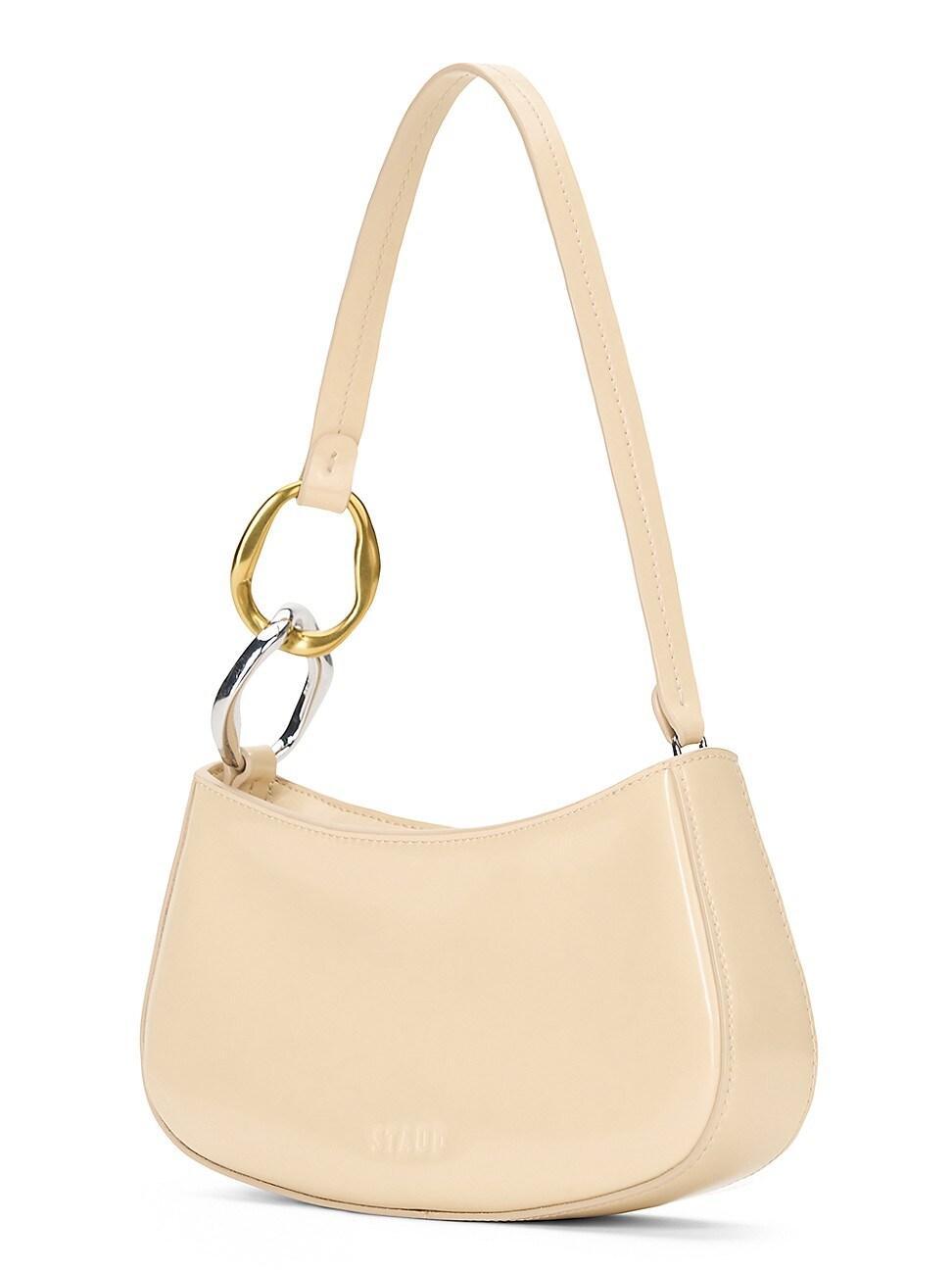 Womens Ollie Chain-Link Leather Shoulder Bag Product Image