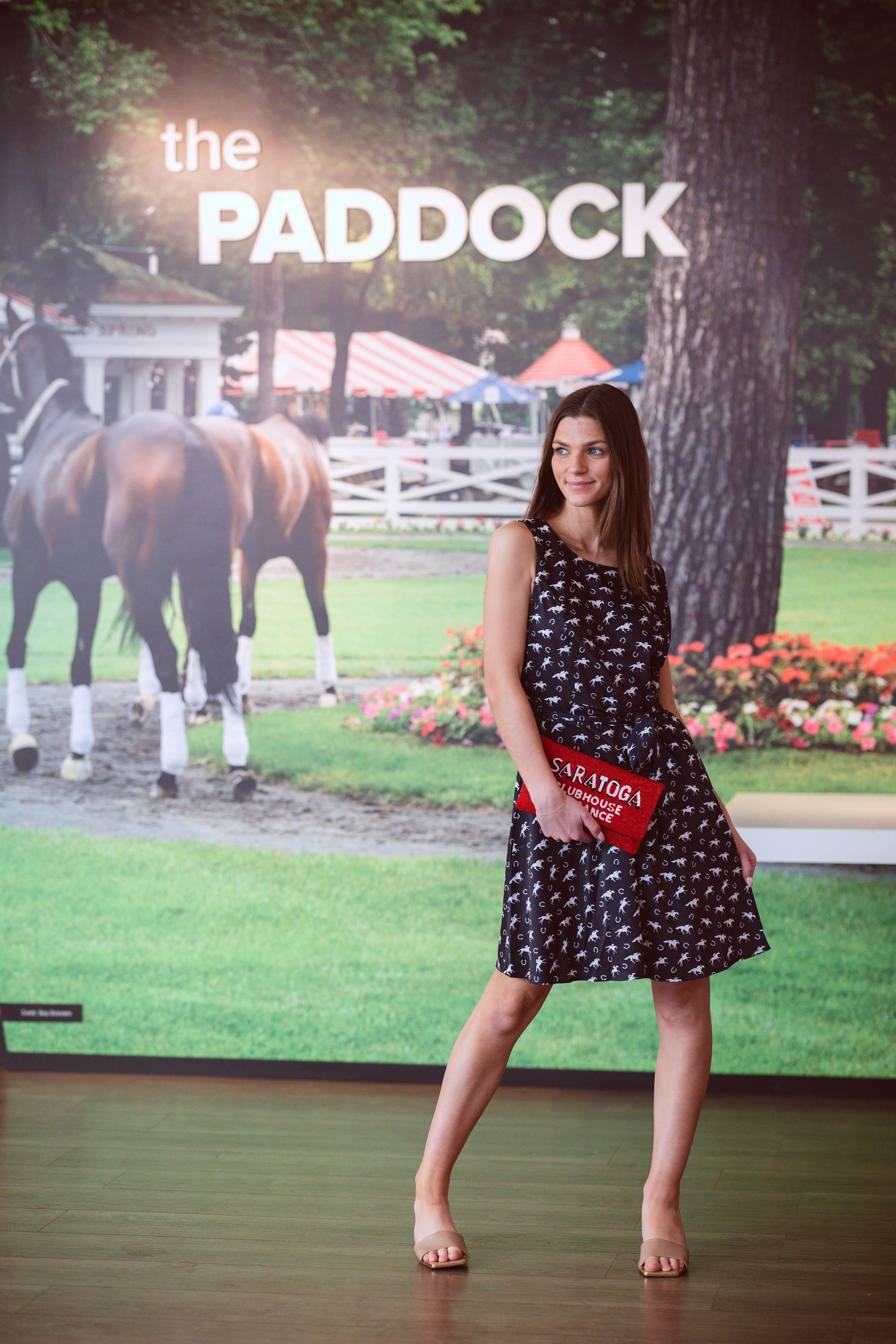 Horse Racing Flare Dress Product Image