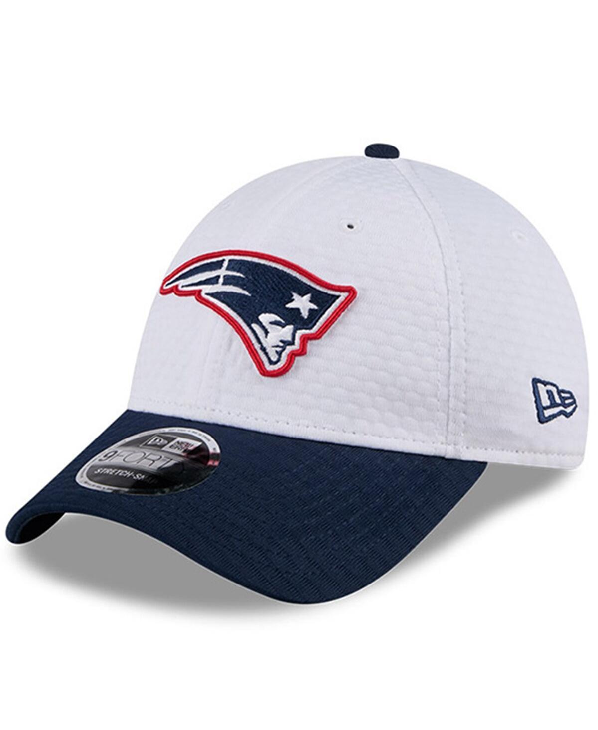 New Era Mens White New England Patriots 2024 Nfl Training Camp 9FORTY Adjustable Hat - White Product Image