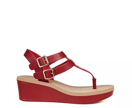 Journee Collection Bianca Womens Wedge Sandals Product Image