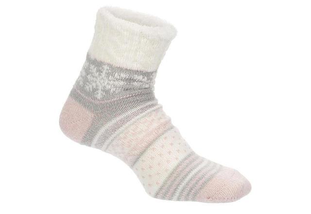 Fireside Womens Snow Slipper Sock 1 Pair Product Image