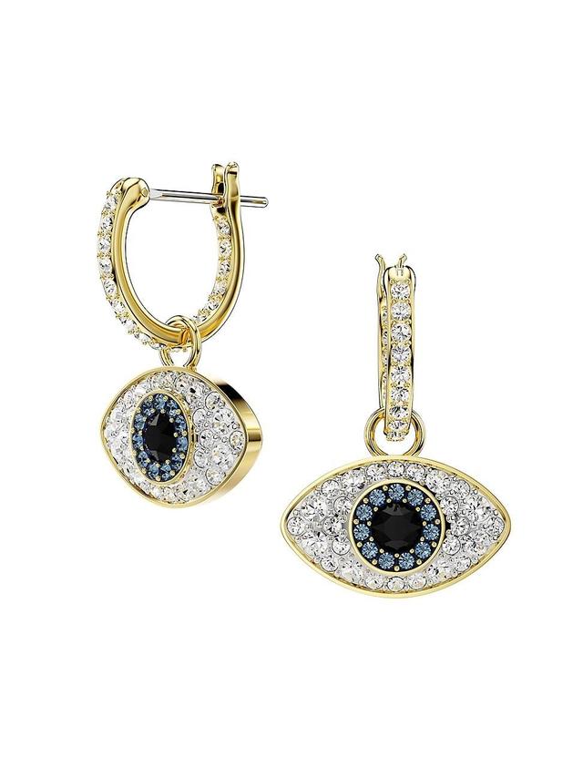 Womens Symbolica Evil Eye Goldtone & Crystal Drop Earrings Product Image