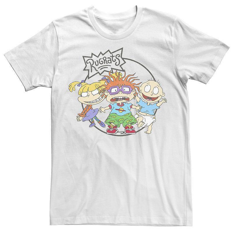 Mens Rugrats Chuckie Tommy & Angelica Logo Tee, Boys Product Image