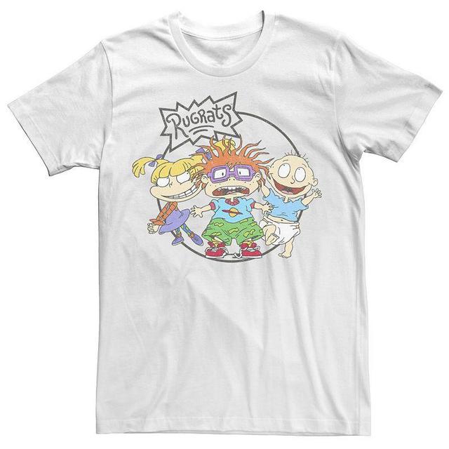 Mens Rugrats Chuckie Tommy & Angelica Logo Tee, Boys Product Image